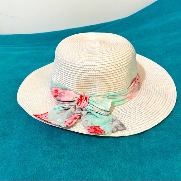Macy's Girls Spring Church Floral Hat - Picture 1 of 4